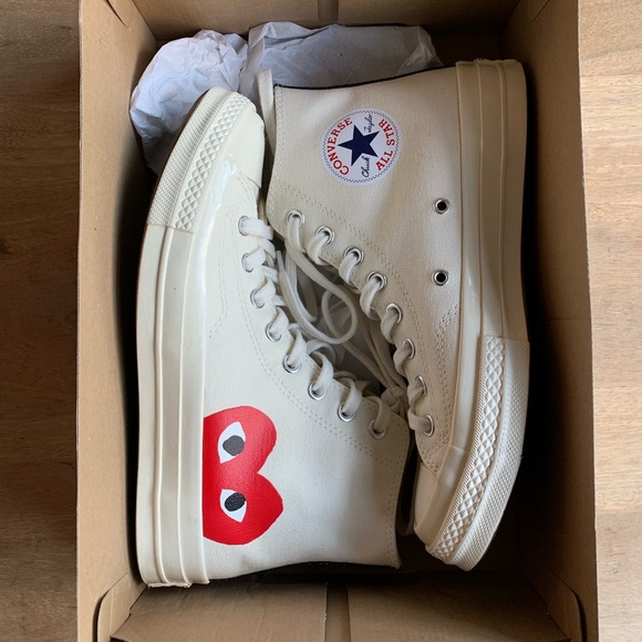 Comme des Garcons Shoes - Commes des Garçons peek-a-boo high top sneakers